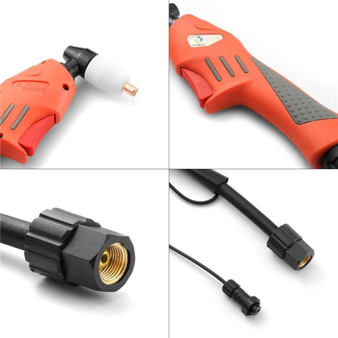 Portable 4m Cable Plasma Cutting Torch P31 40A With 2 Socket Pins