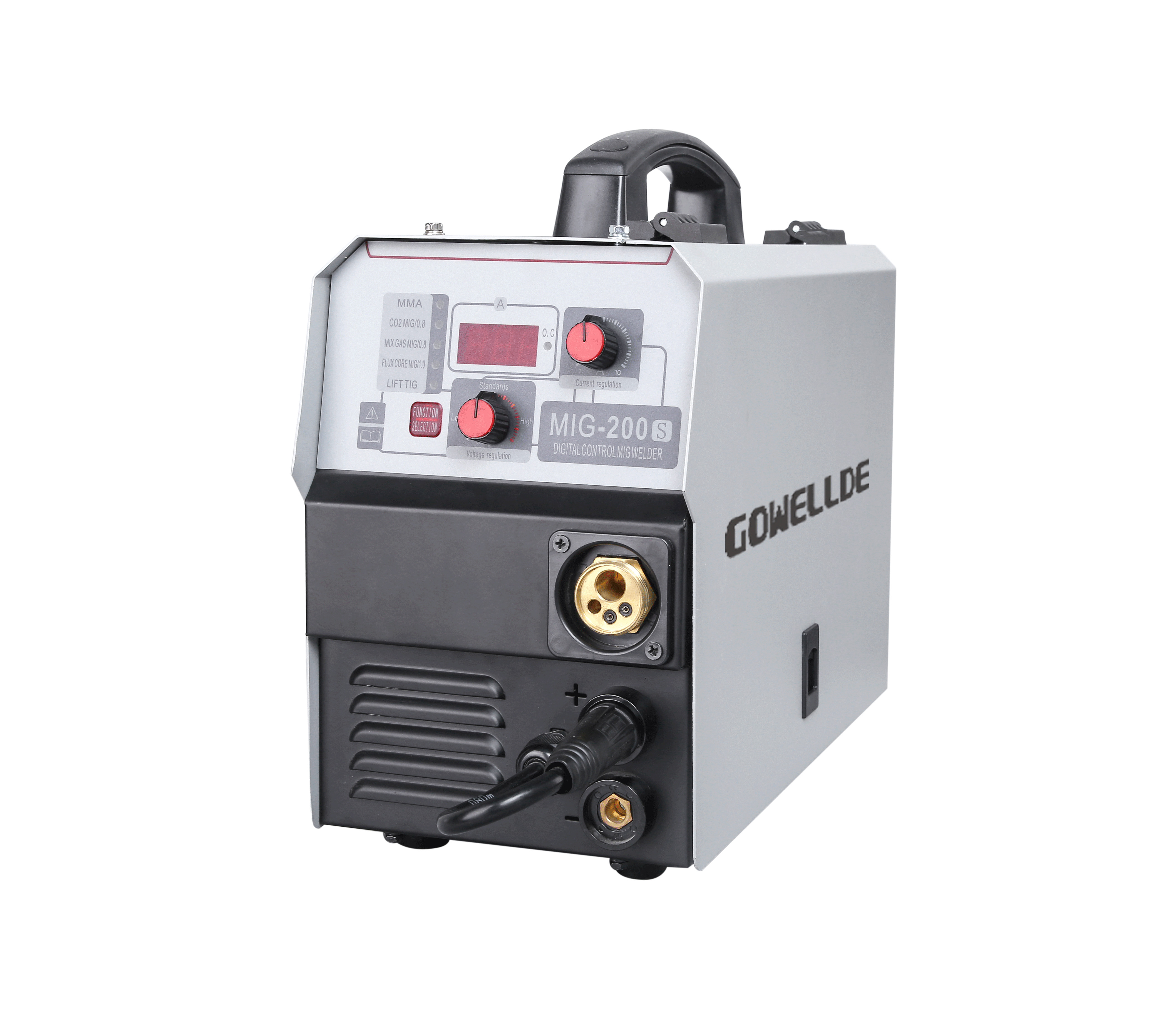 Cast Iron MIG MMA Welder MIG200S Portable 23.5A 3 IN 1 Welding Machine